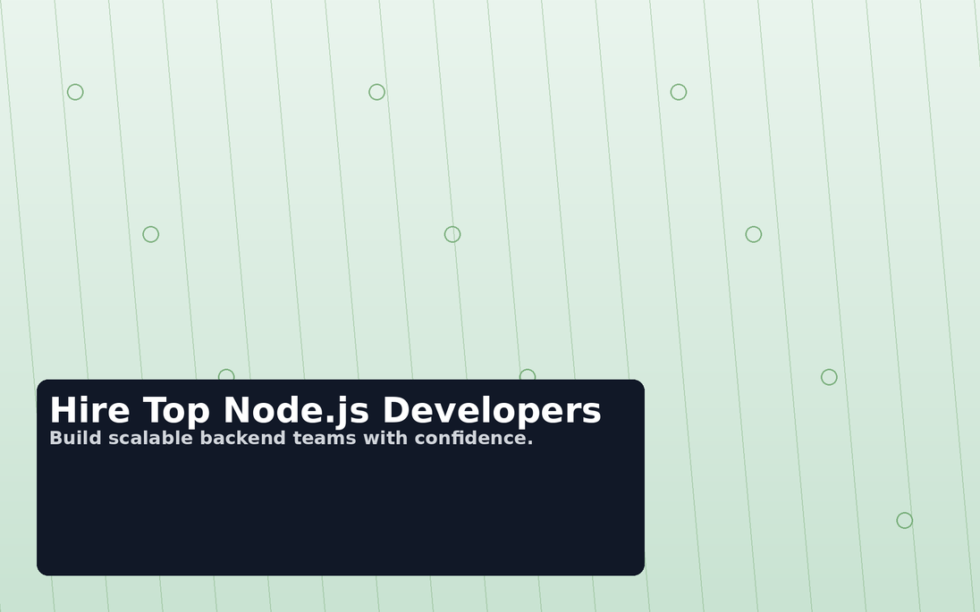 Node.js development team collaborating on scalable backend architecture
